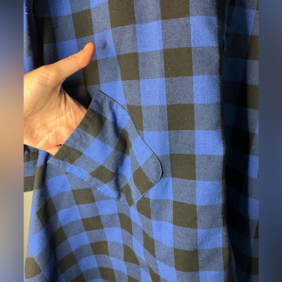 Plaid blouse dress M - Picture 4 of 4